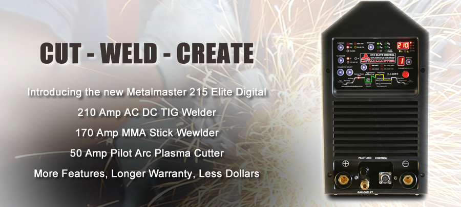 metalmaster 215 elite multi-process welder plasma cutter