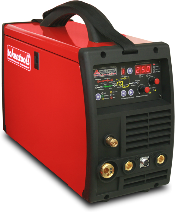 Metalmaster 250P pulse mig welder by Tokentools P/L Australia